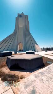 درب‌های ورودی برج آزادی را جوش دادند!