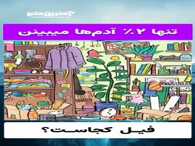 کی میتونه زودتر فیل رو پیدا کنه؟