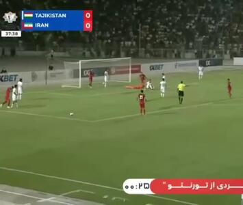 گل اول ایران به تاجیکستان توسط محبی