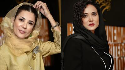 تصویر روز | پریناز ایزدیار و سارا بهرامی با استایل جذاب | گلی شی