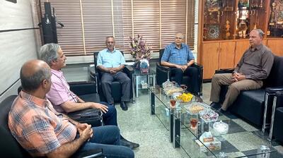 دیدار رئیس فدراسیون تنیس روی میز عراق با سرپرست ورزش و جوانان کردستان