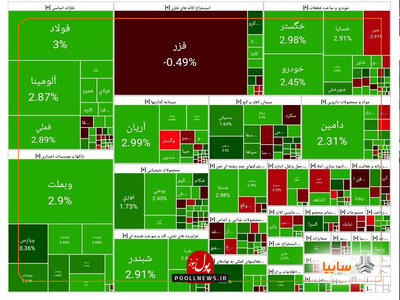 تزیین تالار شیشه‌ای با سبز شدن خساپا