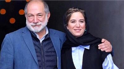 گریه های بی انتها و بوسه تلخ ستاره دختر آتیلا پسیانی بر روی پیکر بی جان پدرش/ دل همه رو سوزوند!