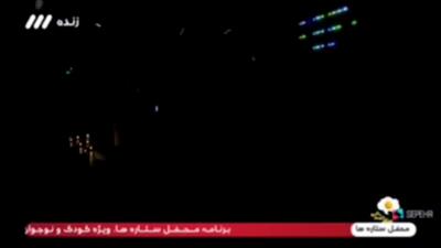 لحظه قطع برق استودیو شبکه 3 هنگام پخش زنده!