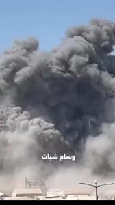 لحظه انهدام برج مسکونی ۱۳طبقه در غزه توسط اسرائیل کودک کش