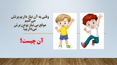 چیستان: آن چیست وقتی به آن نیاز داریم پرتش می‌کنیم و موقع بی نیاز بودن، برش می‌داریم؟