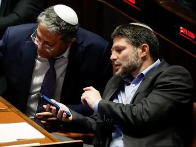 وزیران افراطی صهیونیست از انحلال تشکیلات خودگردان و الحاق کرانه باختری گفتند