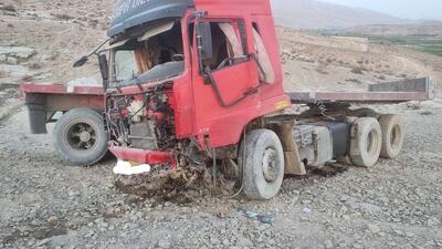 واژگونی تریلی در خراسان شمالی یک کشته و یک مصدوم بر جا گذاشت