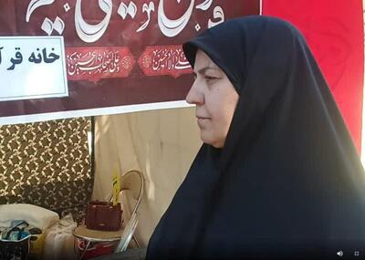 خانه قرآن نورالزهرا با پخت فلافل و گرده در جشن امت احمد حضور یافت