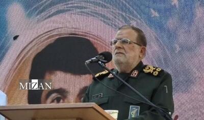 سرلشکر ایزدی: با ترور فرماندهان هوافضای‌سپاه دچار تزلزل نشد/  لزوم اهتمام بر جهاد تبیین و اتحاد مقدس