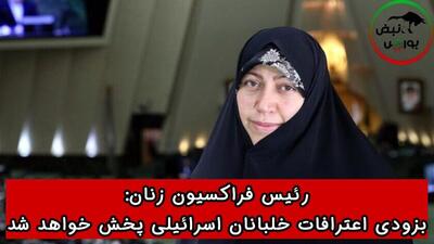 فاطمه محمدبیگی: بزودی اعترافات خلبانان اسرائیلی پخش خواهد شد !