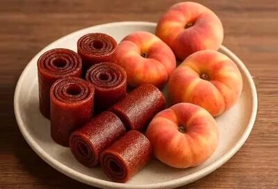 طرز تهیه لواشک هلو انجیری | تهیه لواشک هلو خوشمزه و ملس در نیم ساعت
