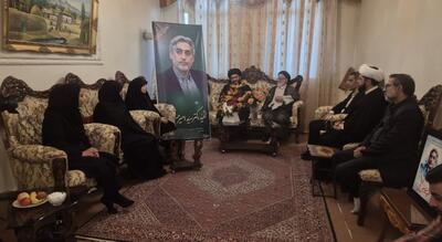 دیدار مسئولان با مادر شهید امیرحسین فقهی در زنجان