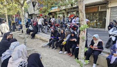 ماجرای ازدحام اتباع افغان در مقابل پلیس مهاجرت