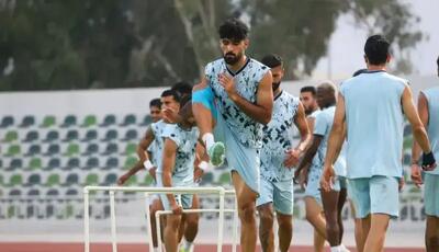 سامان فلاح با باند پزشکی در ترکیب استقلال