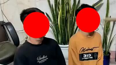 سرقت عجیب موتورسیکلت توسط 2 نوجوان در شرق تهران (فیلم)