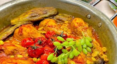 طرز تهیه خورشت غوره مسما / غوره مسما با مرغ