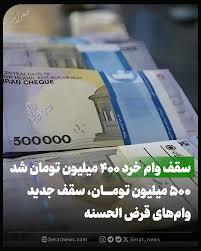 سقف وام خرد ۴۰۰ میلیون تومان شد
