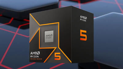 پردازنده AMD Ryzen 5 9500F تا 24 درصد سریع‌تر از Ryzen 5 7500F است!