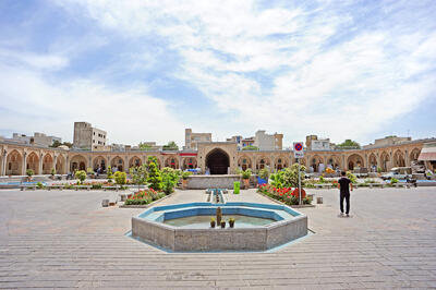 اینجا بزرگترین کاروانسرای درون شهری پایتخت است + آخرین وضعیت کاروانسرای 170 ساله در قلب تهران