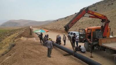 پدر آبرسان ایران عطش ۶ روستای اسدآباد را فرو نشاند