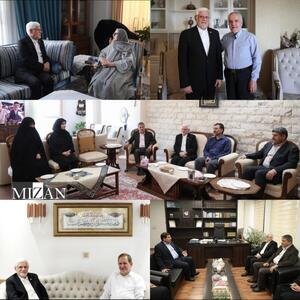 دیدار عارف با معاونین اول سابق و خانواده‌های آنان