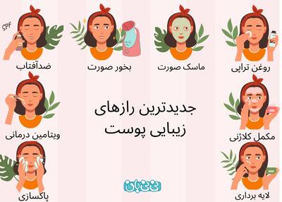 ۱۷ راز زیبایی پوست که کسی به شما نمی‌گوید!