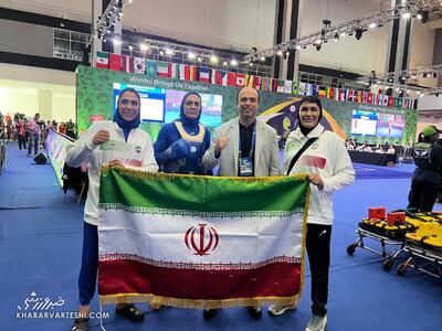 محشر طلایی دختران ایران/ ۳ مدال زرین و ششمین قهرمانی جهان؛ شهربانو منصوریان جاودانه شد! - پارس فوتبال