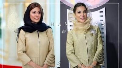 فیلم/ خلاقیت خیره‌کننده سارا بهرامی در جشن منتقدان با بازطراحی لباس قبلی همه را مات و مبهوت خودش کرد / الحق که لایق مدال طلای ایده های خاصه