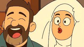 فیلم/ شوخی باحال با عاشقانه‌های یواشکی نعیمه نظام‌دوست و احسان علیخانی به سبک ایران قدیم/ وااای از دست نعیمه و شیطنتهاش