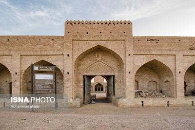 کاروانسرای روستای قاسم آباد در شهرستان بجستان خراسان رضوی