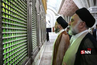 حضور عمار حکیم در مرقد امام خمینی (ره) و دیدار با سید حسن خمینی