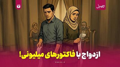 ازدواج با فاکتورهای میلیونی!