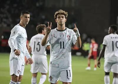 ارمنستان 0-5 پرتغال: آتش‌بازی کریس و فلیکس