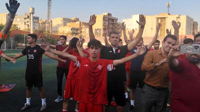 جشن پرسپولیسی‌ها بعد از برد دربی جوانان