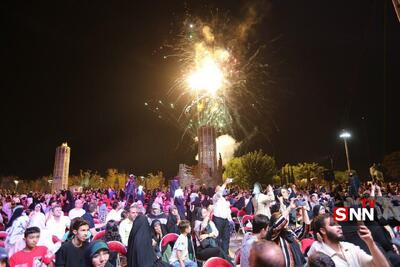 جشن میلاد پیامبر در بوستان آب و آتش