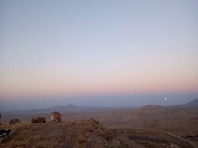 فیلم/ لحظات ابتدایی طولانی ترین ماه گرفتگی برفراز تبریز