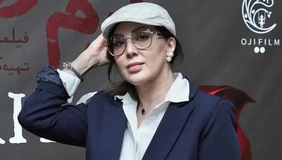 لیلا بلوکات با ظاهری ساده و جذاب در اکران «آدم‌فروش» (عکس)