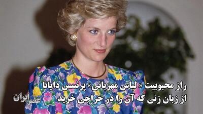 راز محبوبیت « لباس مهربانی» پرنسس دایانا از زبان زنی که آن ۵۲۰ هزار دلار خرید (فیلم)