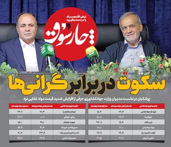 سکوت در برابر گرانی‌ها