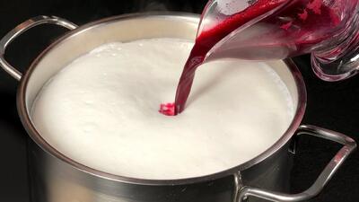 ترکیب عجیب چغندر و شیر نتیجه ای فوق العاده خوشمزه