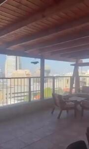 ویدئو تازه از حمله موشکی ایران به حیفا