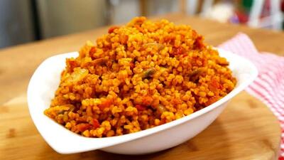 طرز تهیه دمپختک یا پامادور پلا گیلانی؛ پلو مخلوط بدون گوشت