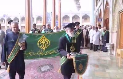 فیلم/ آئین غبارروبی و عطرافشانی حرم شاهچراغ(ع)