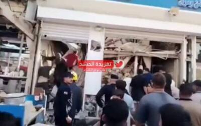فیلم/ فرو ریختن سقف رستورانی در نجف اشرف