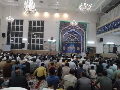 برگزاری محفل انس با قرآن، پیام آور وحدت در تربت جام 
