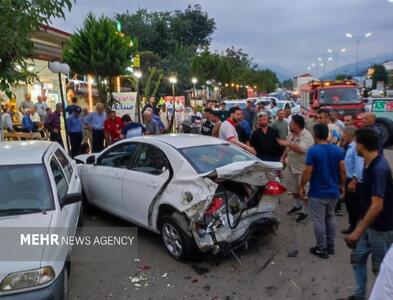 تصادف زنجیره ای در محور ماسوله به ماکلوان؛ ۴ نفر مصدوم شدند