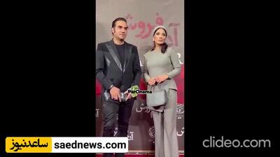فیلم/ حضور درخشان سمیرا حسن پور، علی اوجی، نسیم ادبی، رایان سرلک، سامان احتشامی، پژمان بازغی و سایر بازیگران ایرانی در اکران فیلم «آدم فروش» با نمایش انواع سبک پوشش از الگانت تا کژوال