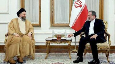 دیدار سیدعمار حکیم با عراقچی