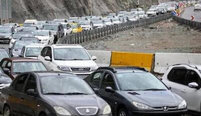 ترافیک سنگین در جاده چالوس و آزادراه تهران -شمال  